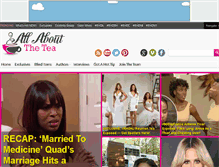 Tablet Screenshot of allaboutthetea.com